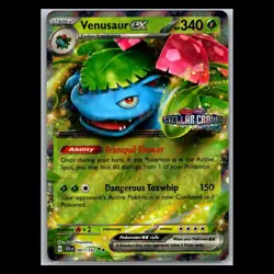 Venusaur ex 001/142 Double Rare - (Stellar Crown Stamped) Pokemon Card - Image 1