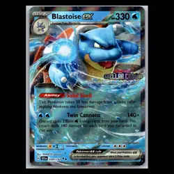 Blastoise ex 030/142 Double Rare - (Stellar Crown Stamped) Pokemon Card - Image 1