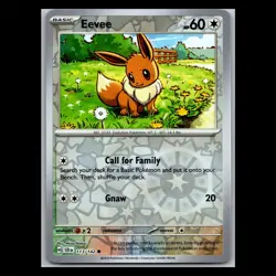 Eevee 113/142 Reverse Holo Common - Stellar Crown Pokemon Card - Image 1