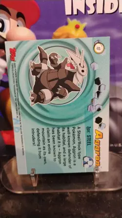 AGGRON Non-Holo POKEMON Advanced TOPPS 2003 Trading Card #10 - Image 2
