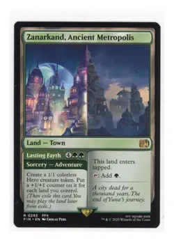 Zanarkand, Ancient Metropolis R 0293 Regular Final Fantasy MTG Card English NM - Image 1