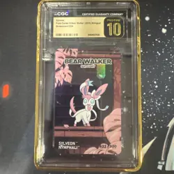 CGC PRISTINE 10 2025 POKEMON CENTER X BEAR WALKER COLLECTION CARD SYLVEON POP1 - Image 1
