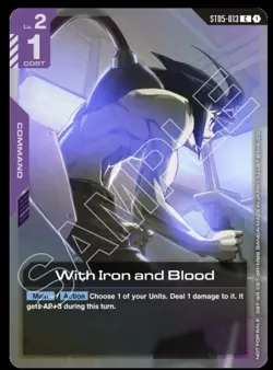 Gundam Card Game Starter Deck Iron Bloom Gundam Barbatos & With Iron and Blood - Image 2