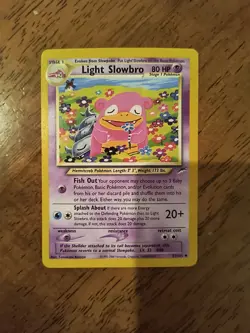 Pokemon TCG Light Slowbro 51/105 Neo Destiny Regular Card LP - Image 1