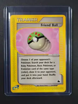 Friend Ball 126/144 Skyridge Non-Holo LP Vintage Trainer Pokemon Card 2003 - Image 3