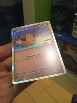 Pokemon Card Cleffa 037 Black Star Promo SVP Obsidian Flames Prerelease NM - Image 5