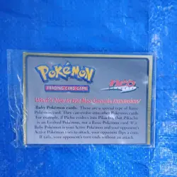 New Neo Genesis Sealed Pokemon Promo Card (((2000))) - Image 2