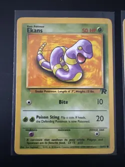 2000 WOTC Dark Ekans 19/Arbok 56 Pokemon TCG Card Non-Holo Vintage - Image 2