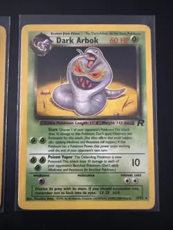 2000 WOTC Dark Ekans 19/Arbok 56 Pokemon TCG Card Non-Holo Vintage - Image 3