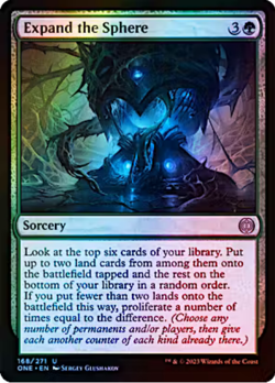Expand the Sphere 168/271 Phyrexia: All Will Be One Foil MTG Uncommon - Image 1
