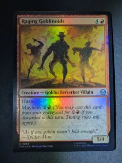 🧙🔥Marvel's Spider-Man #85 Raging Goblinoids MTG Foil🧙🔥 - Image 1
