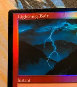 MTG Lightning Bolt ⭐1998 JUDGE PROMO ⭐ Foil Vintage Magic NM Beautiful! - Image 3