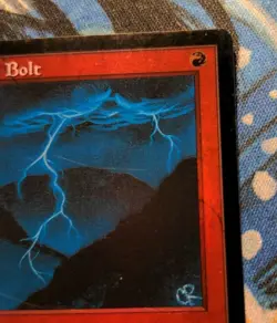 MTG Lightning Bolt ⭐1998 JUDGE PROMO ⭐ Foil Vintage Magic NM Beautiful! - Image 4