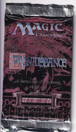 Magic the Gathering (MTG) Renaissance French Booster Pack Sealed - Image 1