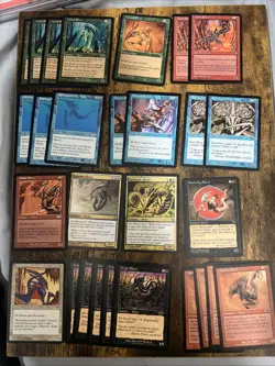 Mtg Mixed Sliver Lot Vintage Slivers Time Spiral Tempest 28 Slivers Total LP - Image 1