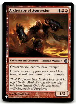 MTG Archetype of Aggression U The List Reprints 88/165 LP - Image 1