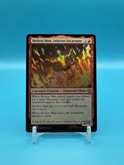Molten Man, Inferno Incarnate - Marvel’s Spider-Man (SPM) - MTG - FOIL - Image 1