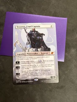 Tezzeret, Cruel Captain (Borderless)- Card # 287 MTG -Edge of Eternities - Image 1