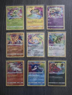 Amazing Rare Complete Set of 9 - Vivid Voltage & Shining Fates Pokemon TCG Cards - Image 1