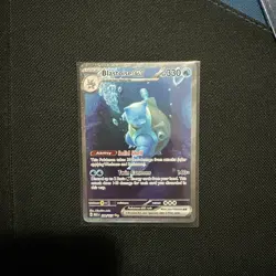 Pokemon TCG Blastoise ex 200/165 Scarlet & Violet 151 Special Illustration Rare - Image 1