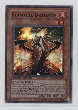 Flamvell Dragnov Limited Edition YuGiOh Hidden Arsenal 1 #HA01-EN007 2009 - Image 1