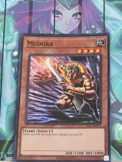Yugioh 1x Mudora DCR-EN076 Dark Crisis 25th Anniversary Edition Super Rare NM - Image 1