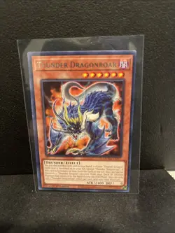 Yugioh TCG: Thunder Dragonroar MZTM-EN077 (1st Edition) Lightly Played - Image 1