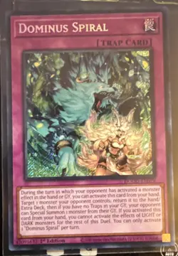 Yugioh Dominus Spiral DOOD-EN079 1st Edition NM - Image 1