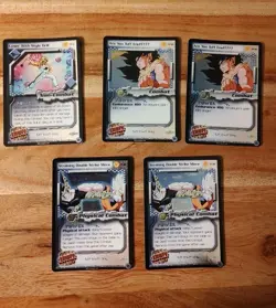 Dragon Ball Z DBZ CCG Score Tuff Enuff TF lot of 5 Foil Promo cards #8 #10 #16 - Image 2