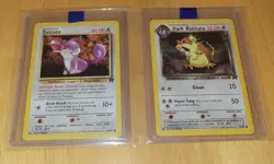 Team Rocket Dark Raticate and Rattata Lot - LP/NM - Vintage Pokemon Cards - Image 1