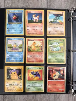 Old Pokemon Cards VINTAGE Rare Collection binder Holo WOTC 1999 Era Lot - Image 4