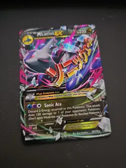 Pokemon TCG Mega M Latios EX Holo Ultra Rare Card Roaring Skies 59/108 - Image 1