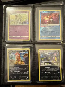 Pokemon Card Lot Binder 96 Total Cards Plus 2 Graded Cards - Image 2