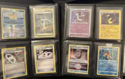 Pokemon Card Lot Binder 96 Total Cards Plus 2 Graded Cards - Image 3