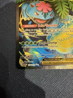 Mega Venusaur EX 155/132 Mega Evolution ENGLISH Pokemon TCG Card - Image 2