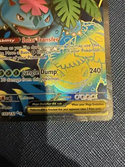Mega Venusaur EX 155/132 Mega Evolution ENGLISH Pokemon TCG Card - Image 3