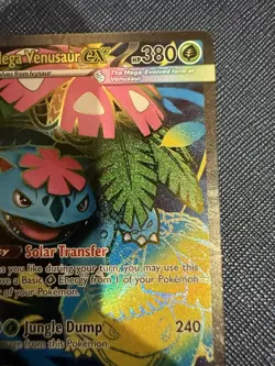 Mega Venusaur EX 155/132 Mega Evolution ENGLISH Pokemon TCG Card - Image 4