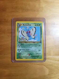 Butterfree 09/18 Southern Islands Promo Non Holo Pokemon TCG Card Vintage - Image 3