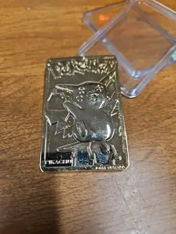 Vintage 1999 Burger King Pokemon 23K Gold Plated Trading Card Pikachu No Box - Image 3