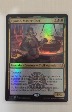 Gyome, Master Chef Commander 2021 Foil - Image 1