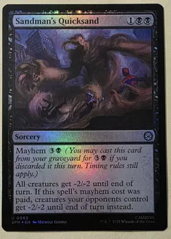 Sandman's Quicksand - Foil MTG Marvel's Spider-Man NM Magic Foil - Image 1