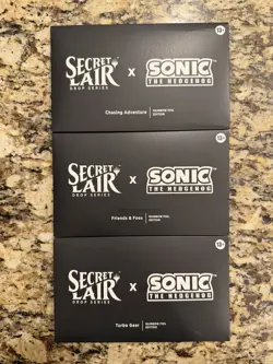 Magic The Gathering Secret Lair x Sonic the Hedgehog Rainbow Foil Bundle OPENED - Image 1
