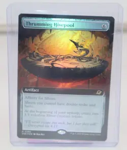 MTG Thrumming Hivepool #0356 FOIL Borderless Edge of Eternities EoE Slivers - Image 1
