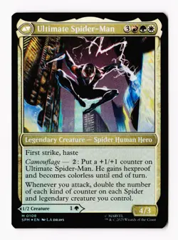 Miles Morales (Foil) 0108 (M) MTG Marvel's Spider-Man (SPM) - Image 2