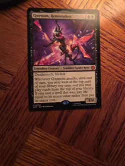 Gwenom, Remorseless 0056 (M) MTG Marvel's Spider-Man (SPM) - Image 1