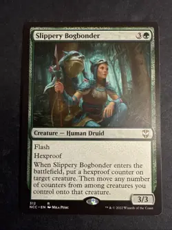 Slippery Bogbonder Streets of New Capenna Commander Magic the Gathering LP - Image 1