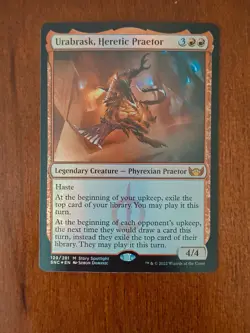 Urabrask, Heretic Praetor - Foil Streets of New Capenna NM MTG - Image 1