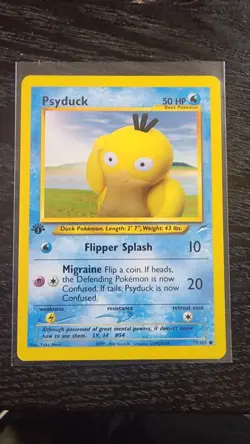 Pokemon - Psyduck 79/105 1st Edition - Vintage Neo Destiny - Near Mint - Image 1