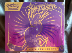 Pokemon TCG Scarlet & Violet Elite Trainer Box Miraidon SEALED (With small ding) 820650853418 - Image 1
