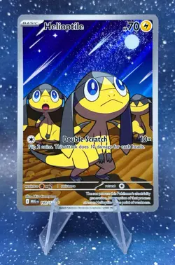 Helioptile ILLUSTRATION RARE 143/132 Mega Evolution Pokemon TCG - Image 2